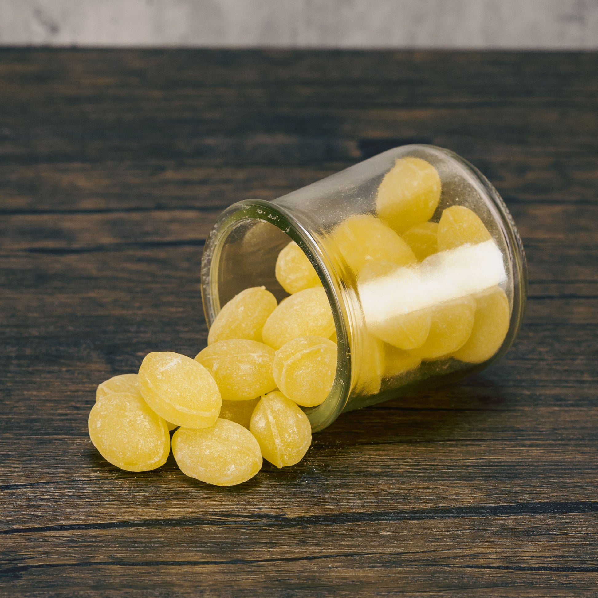 half pound bag of sugar coated hard lemon drops