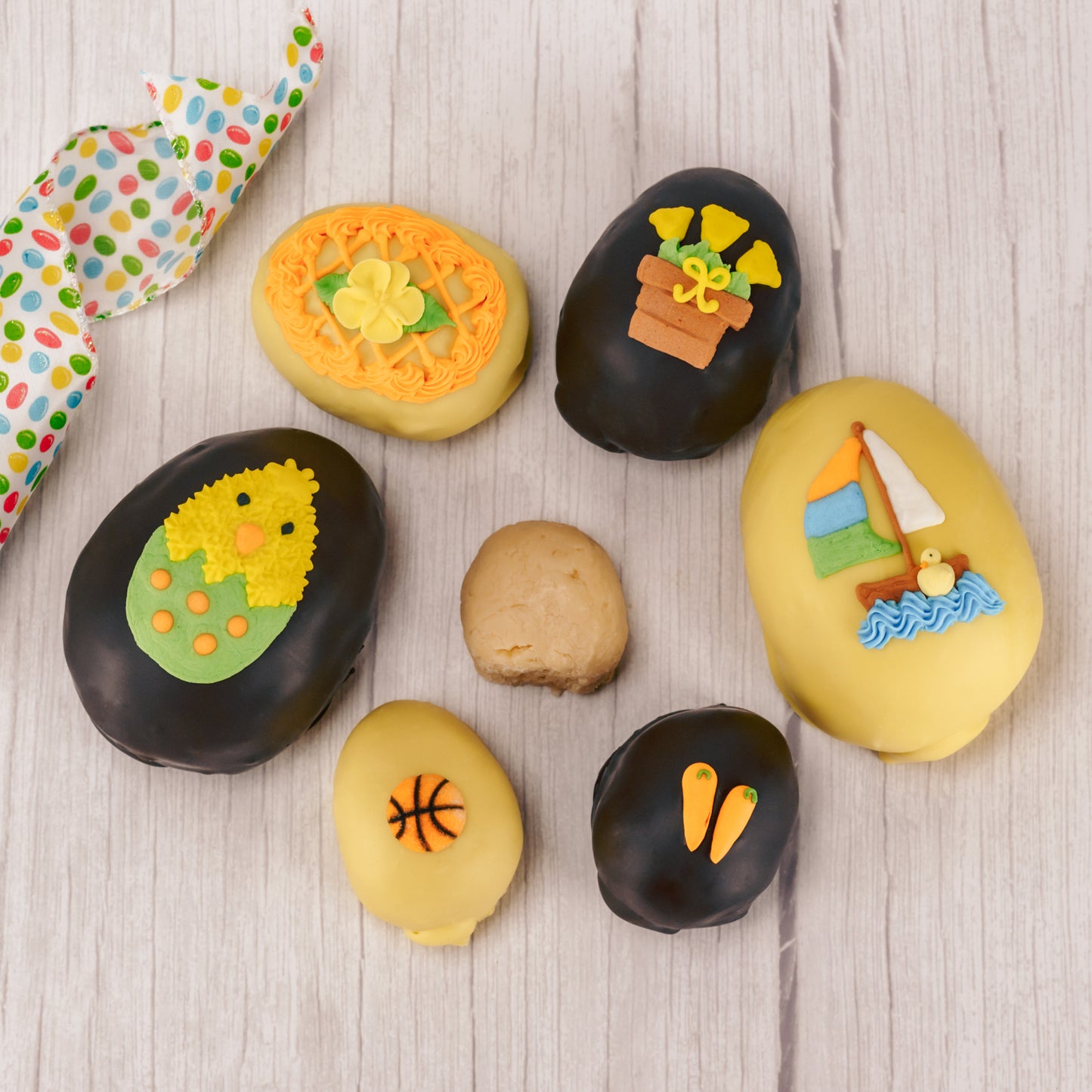 coconut cream filled eggs for Easter