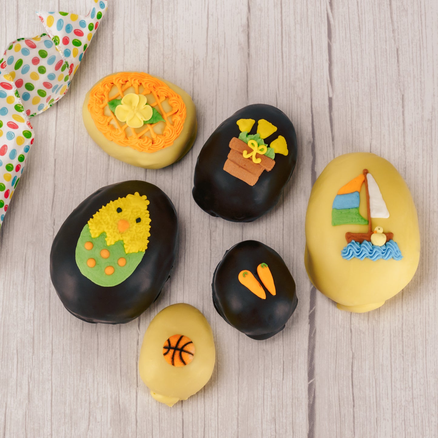 coconut cream filled eggs for Easter