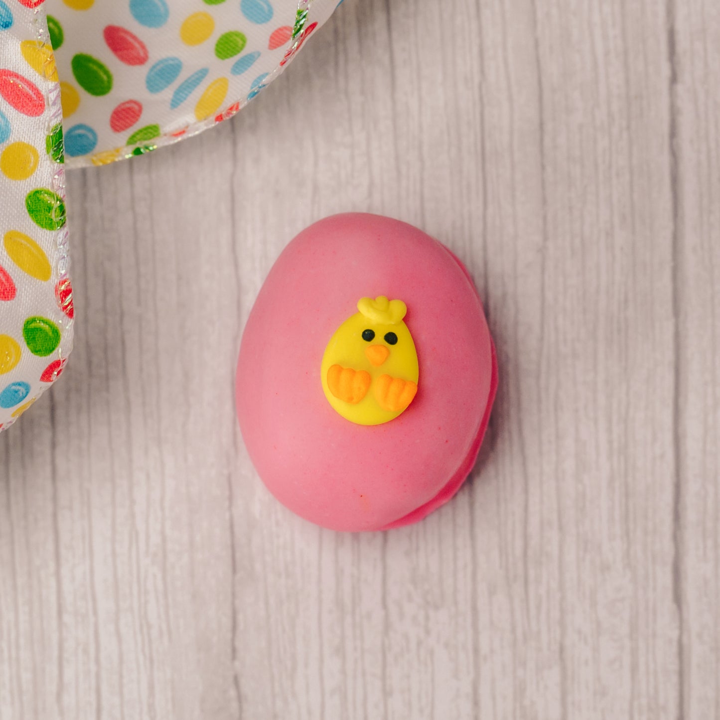 A smaller version of your favorite flavored cream eggs, all hand decorated with assorted Easter icing decorations. Each color egg is a different flavor. Choose from Yellow Coconut Cream, Pink Pecan Cream, Milk Chocolate Chocolate Cream, Green Vanilla Cream or White Peanut Butter Cream.