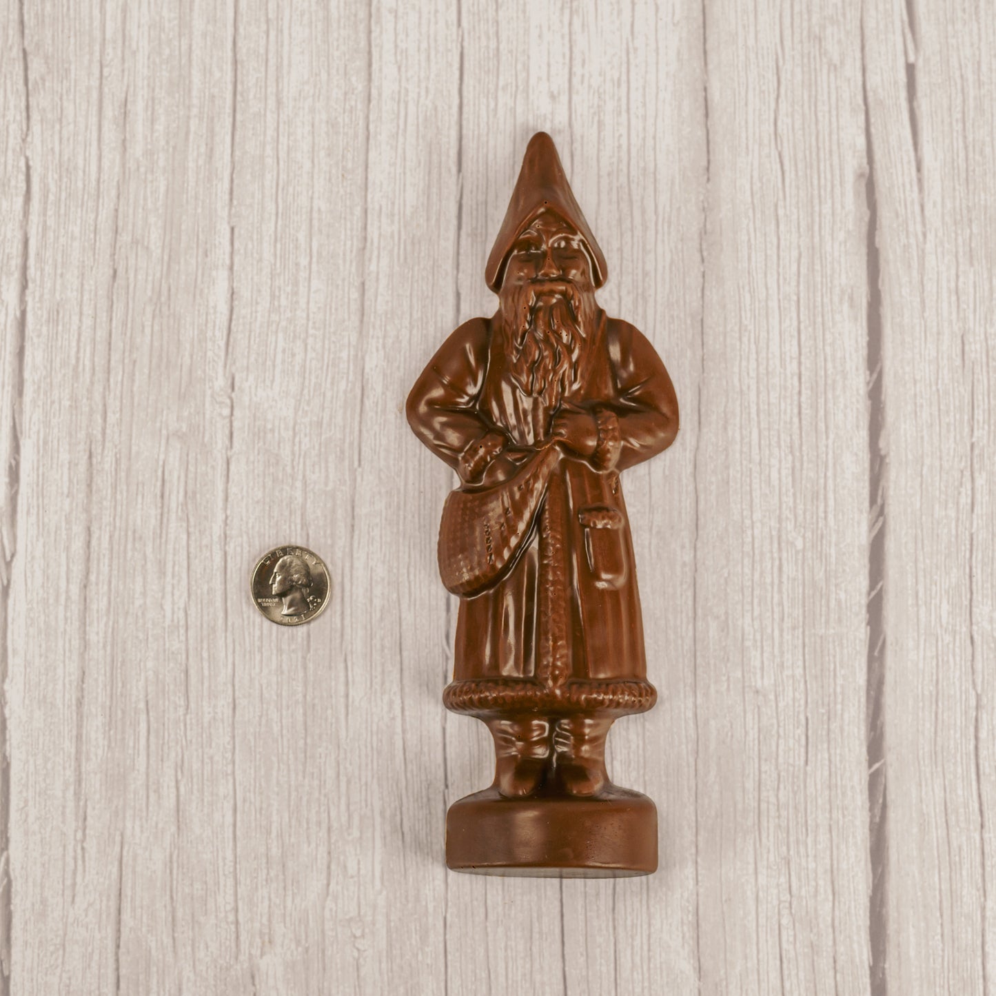 a tall St. Nick in milk chocolate
