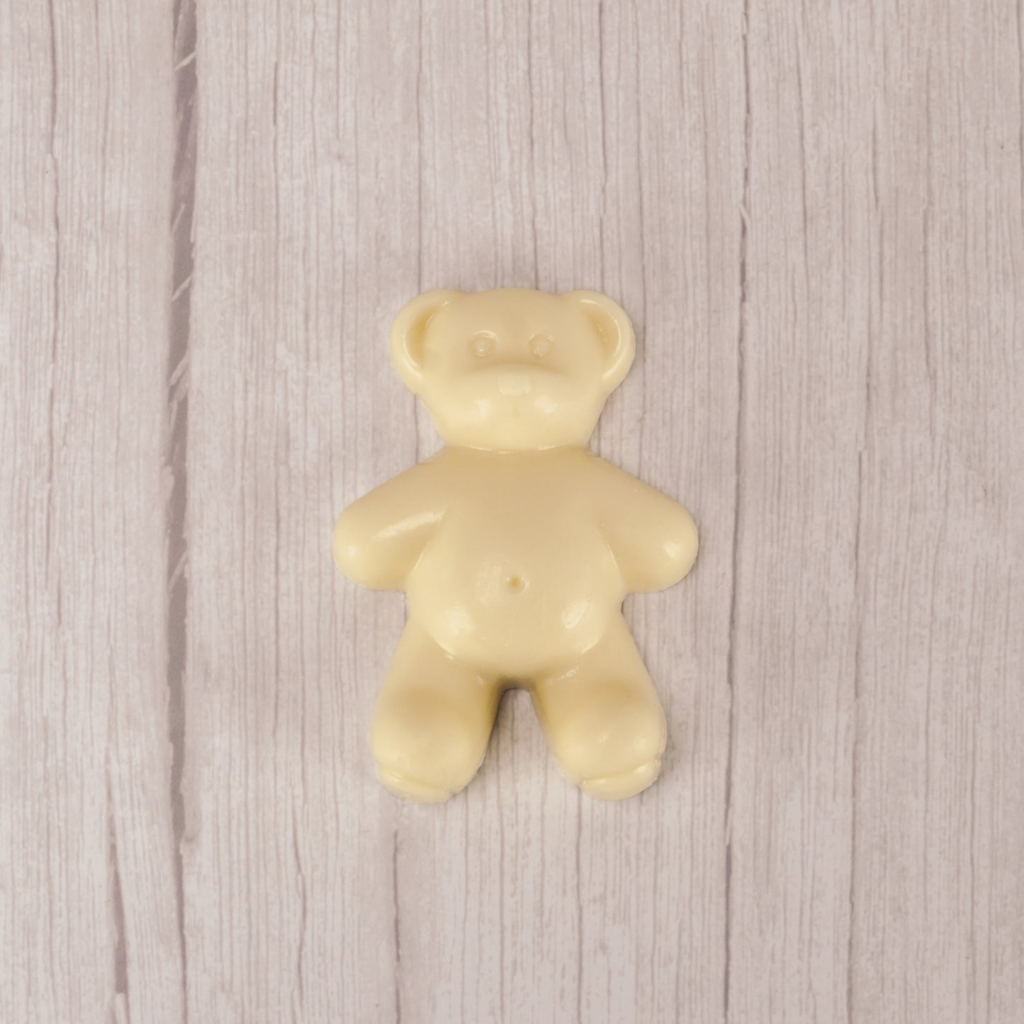 Solid white coating teddy bear.