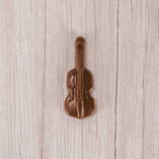 a tiny milk chocolate violin. Individually wrapped