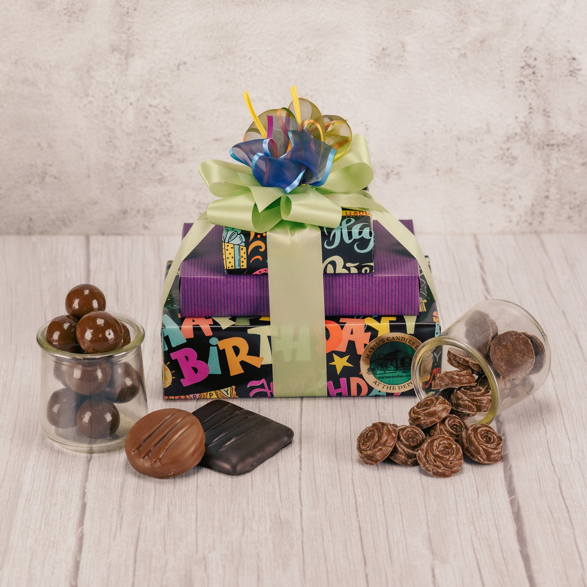 Stack M Birthday Gift Box