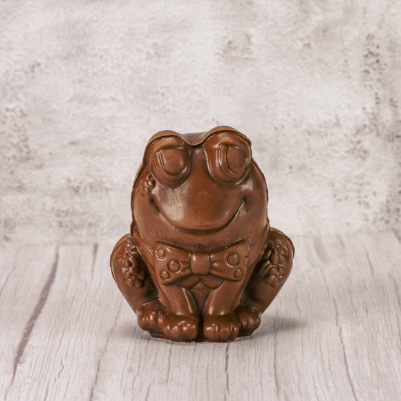 Almost two pounds of smooth milk chocolate large frog