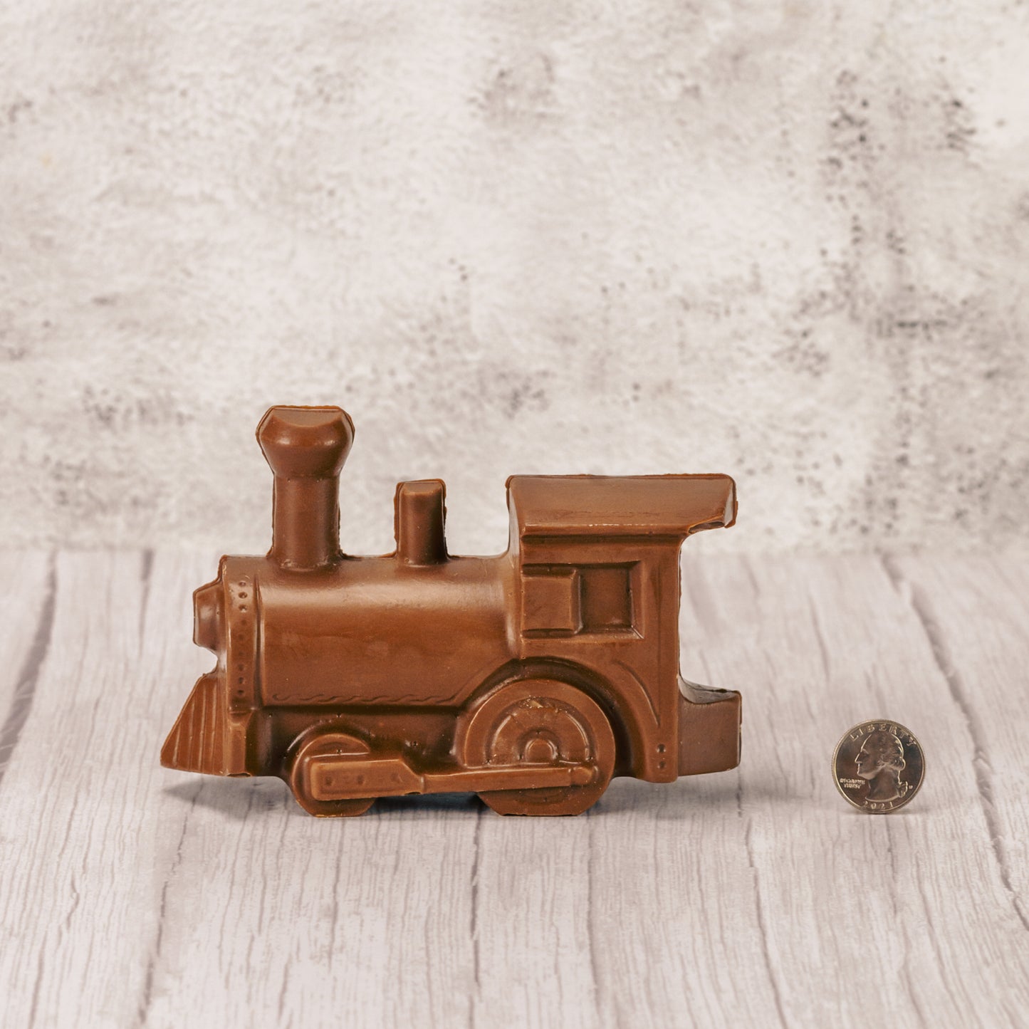 Treat yourself to this large train that is made with a pound of smooth milk chocolate!