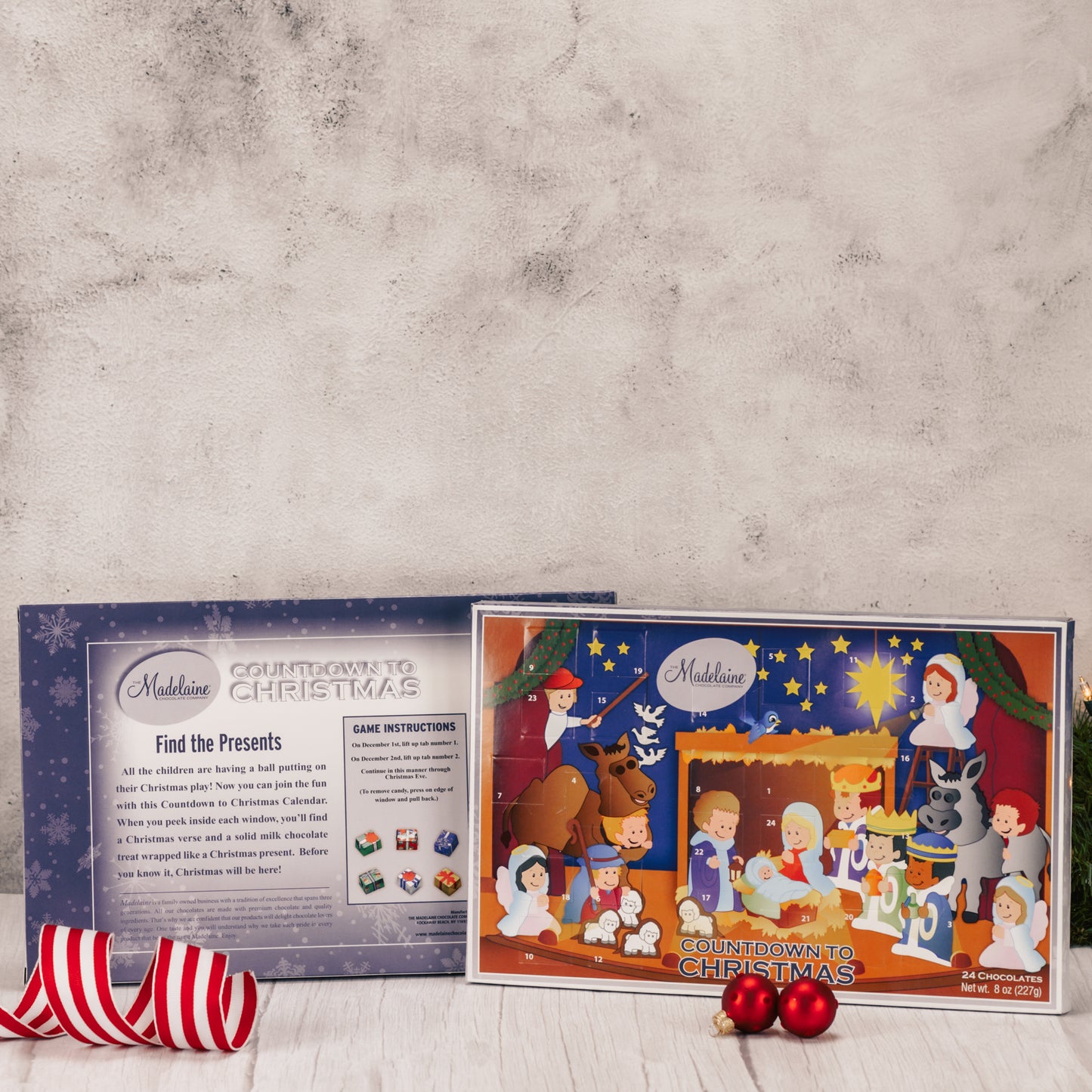 Enjoy counting down the days to Christmas with the classic Advent Calendar, even better, these are filled with 24 delicious Milk Chocolate Foil Wrapped Presents! Open a sweet treat each day as you await the joy of Christmas! Choose a Nativity or Snowman Maze calendar.