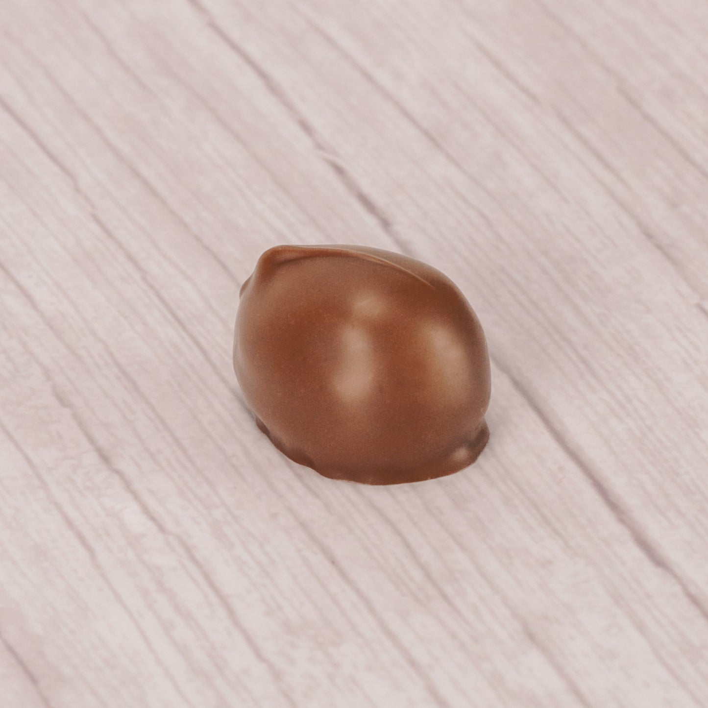 Available around Easter. rich cream with pecan pieces and covered in milk chocolate.