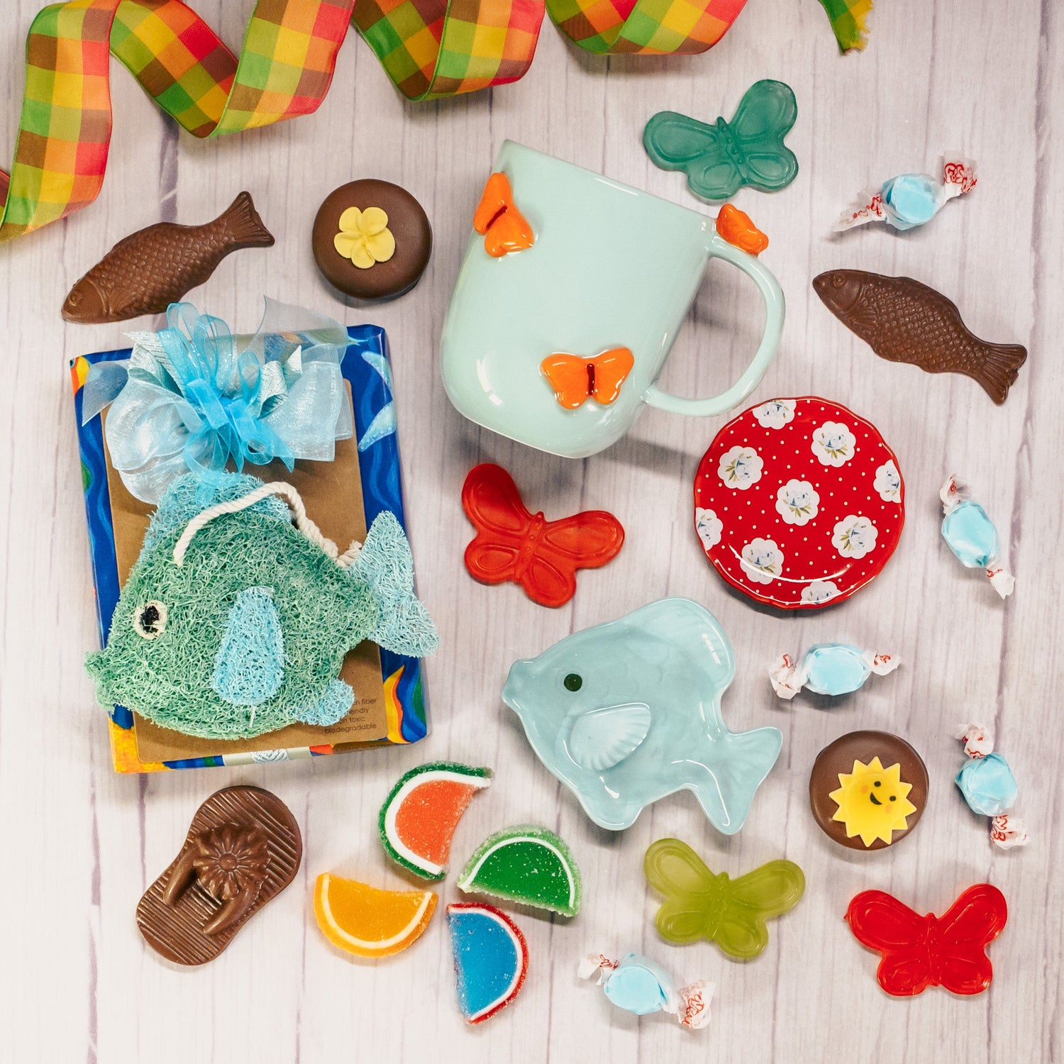 All things summer; candy, chocolates and gifts
