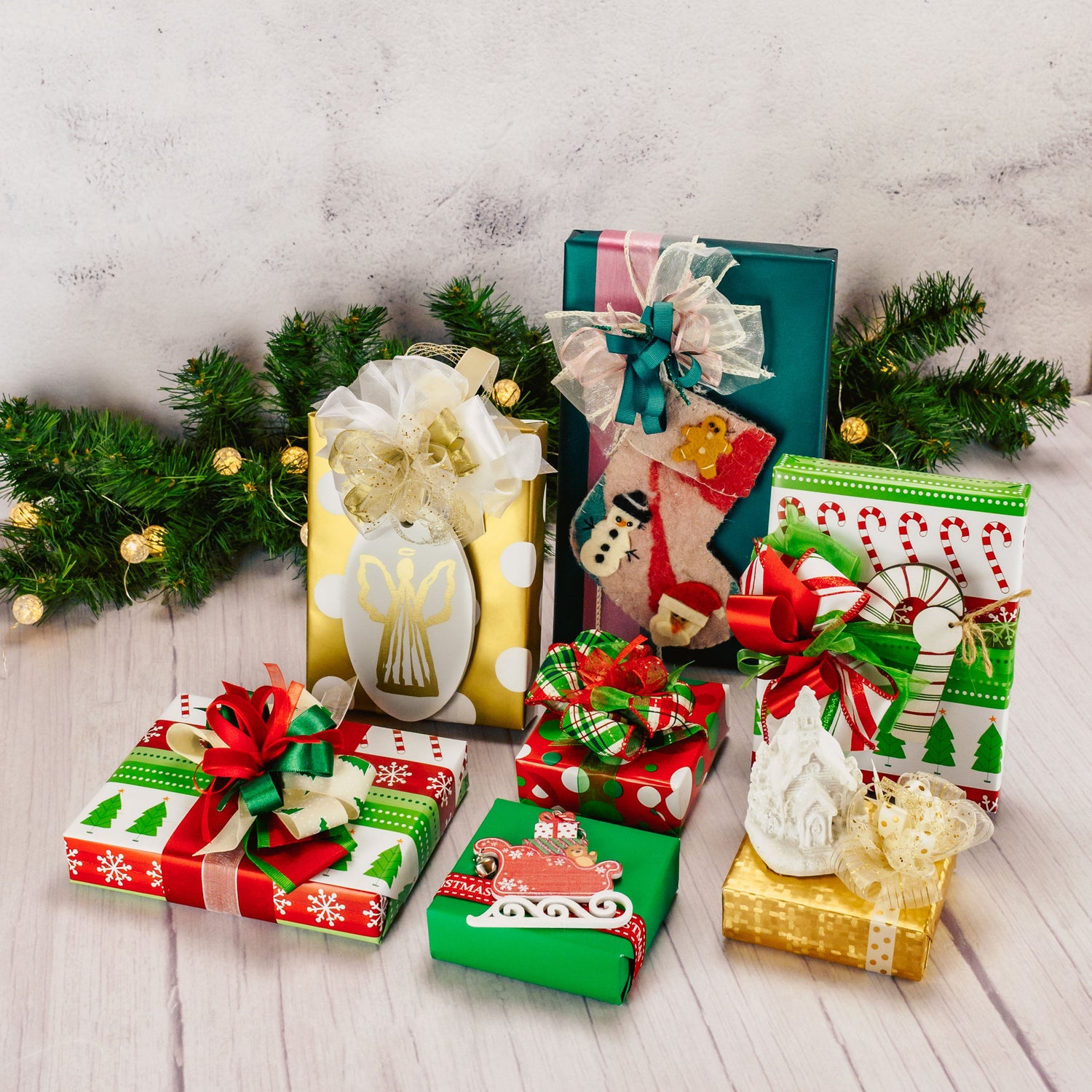 Christmas decorated boxes of our supreme assorted chocolates 