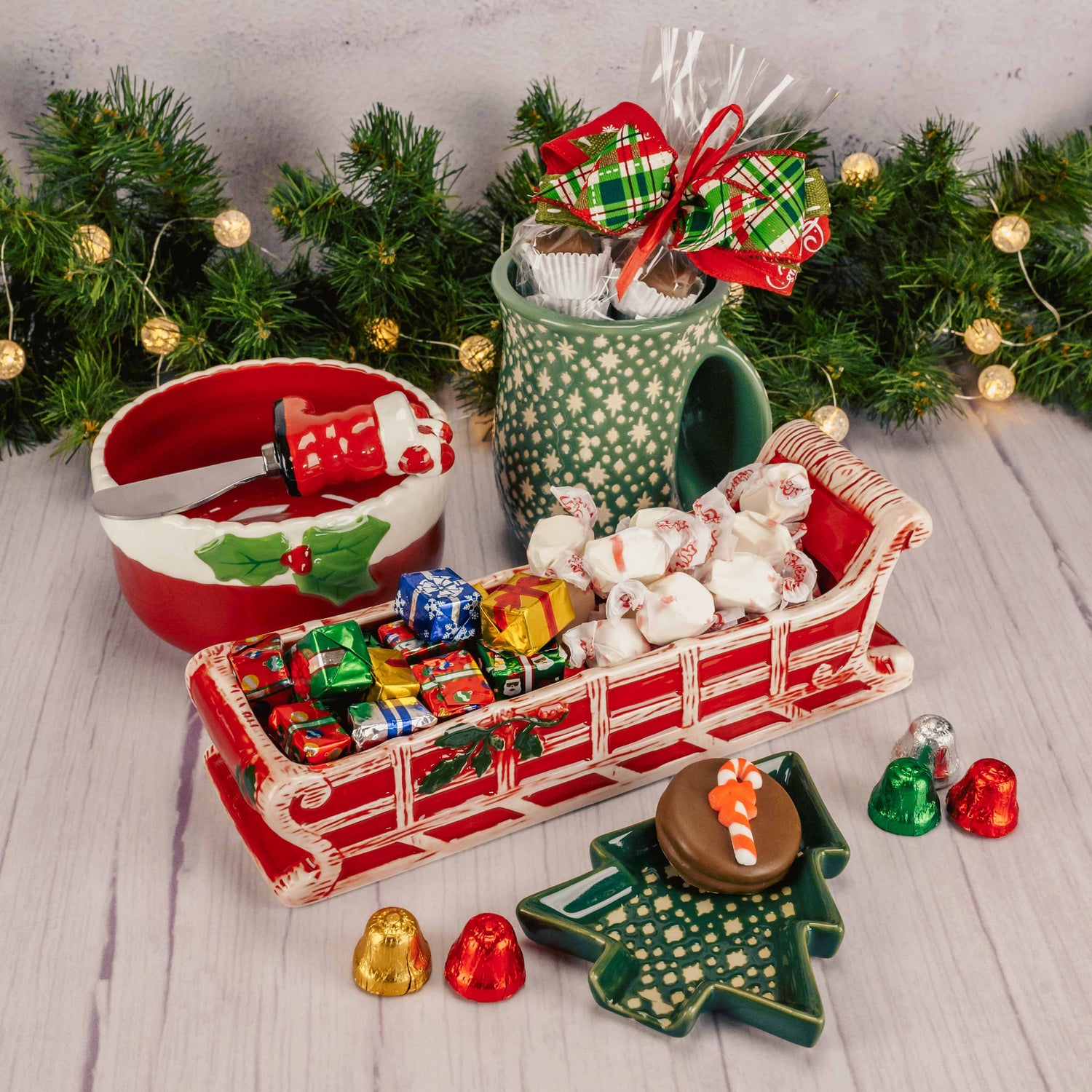Christmas gifts and goodies from small to large