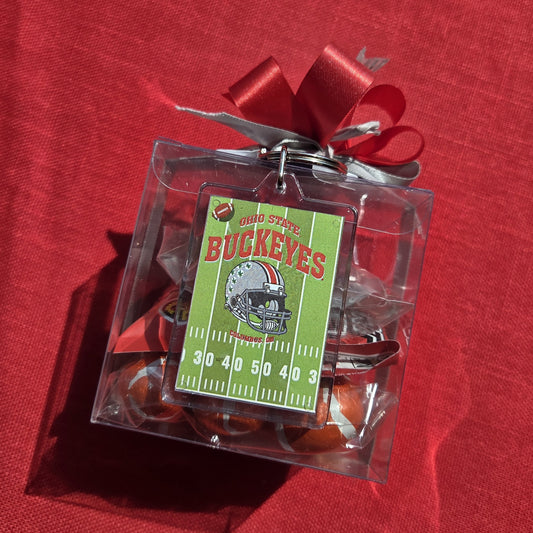Ohio State Helmet Keychain