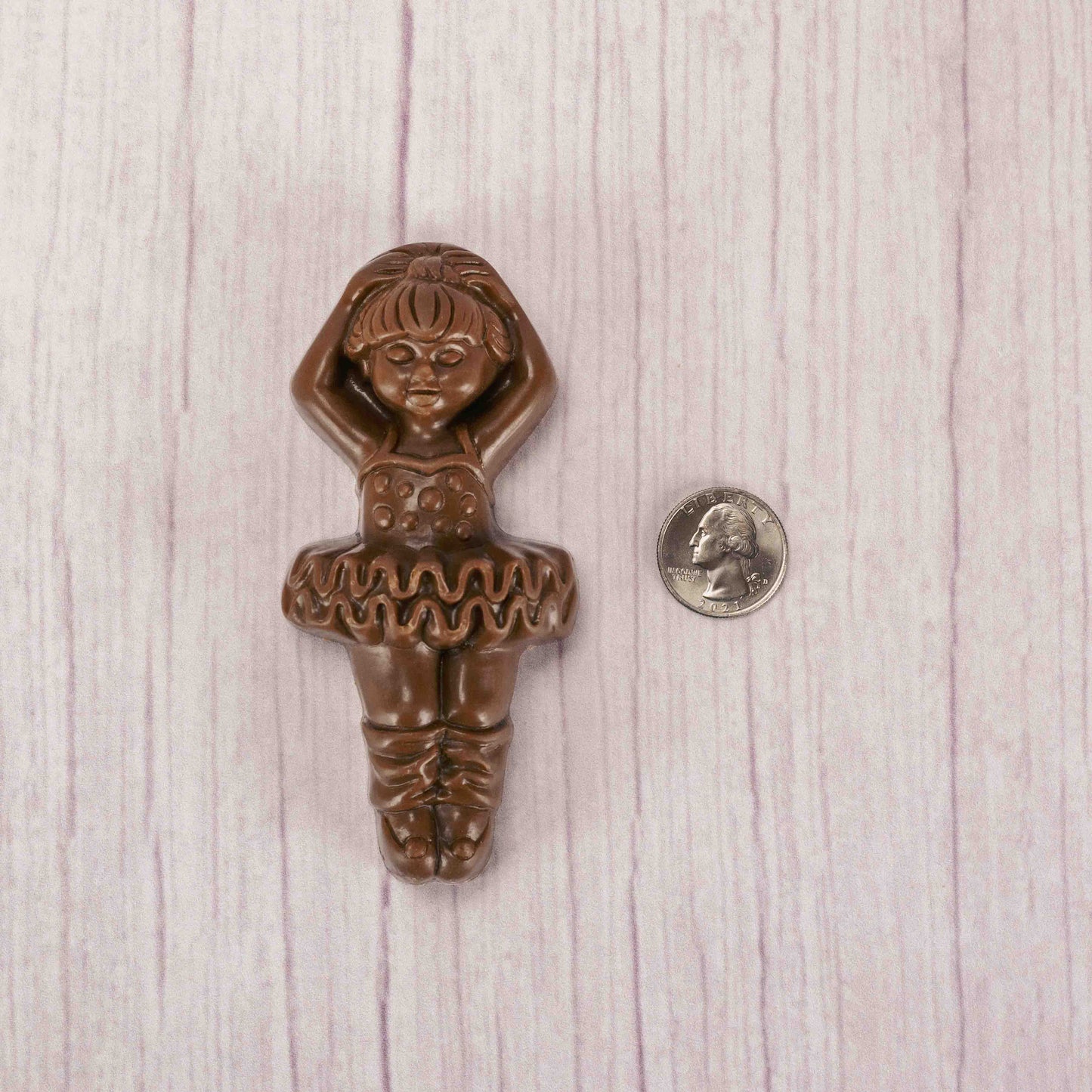 milk chocolate ballerina
