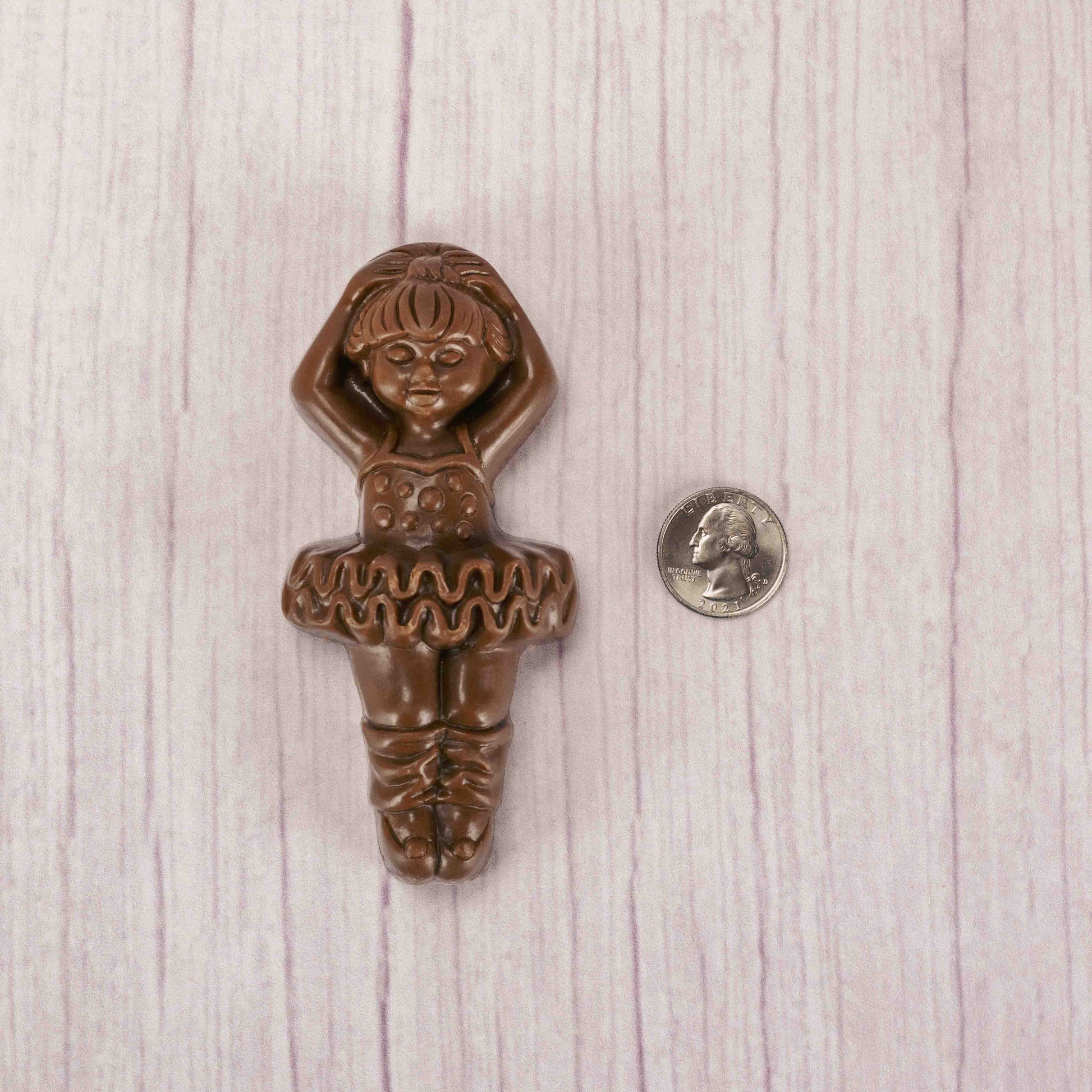 milk chocolate ballerina