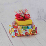 celebrate any birthday with this lovely gift tower or sweet treats all decked out in birthday garb