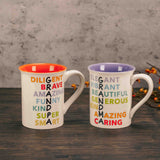 a grandma or grandpa mug filled with sweet treats