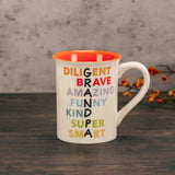 a grandma or grandpa mug filled with sweet treats