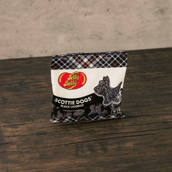 Jelly Belly Black Licorice Scottie Dogs - 2.75 oz.