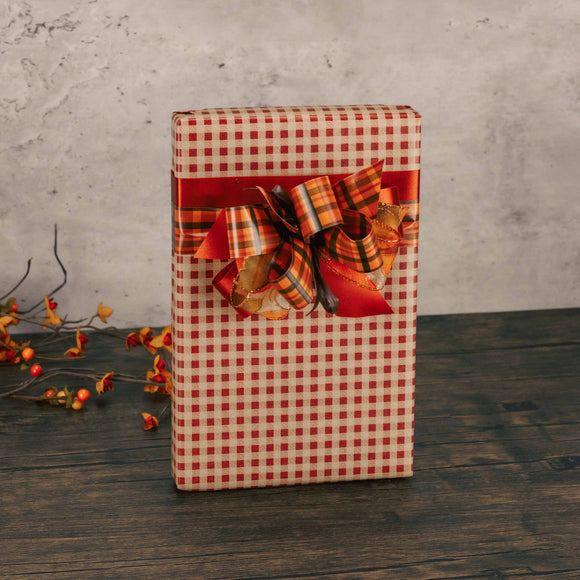 For individuals that need Sugar Free chocolates - this is the perfect fall gift for them. A half pound of supreme Sugar Free Assorted Chocolates is wrapped beautifully in fall paper and topped with an impressive handmade bow.