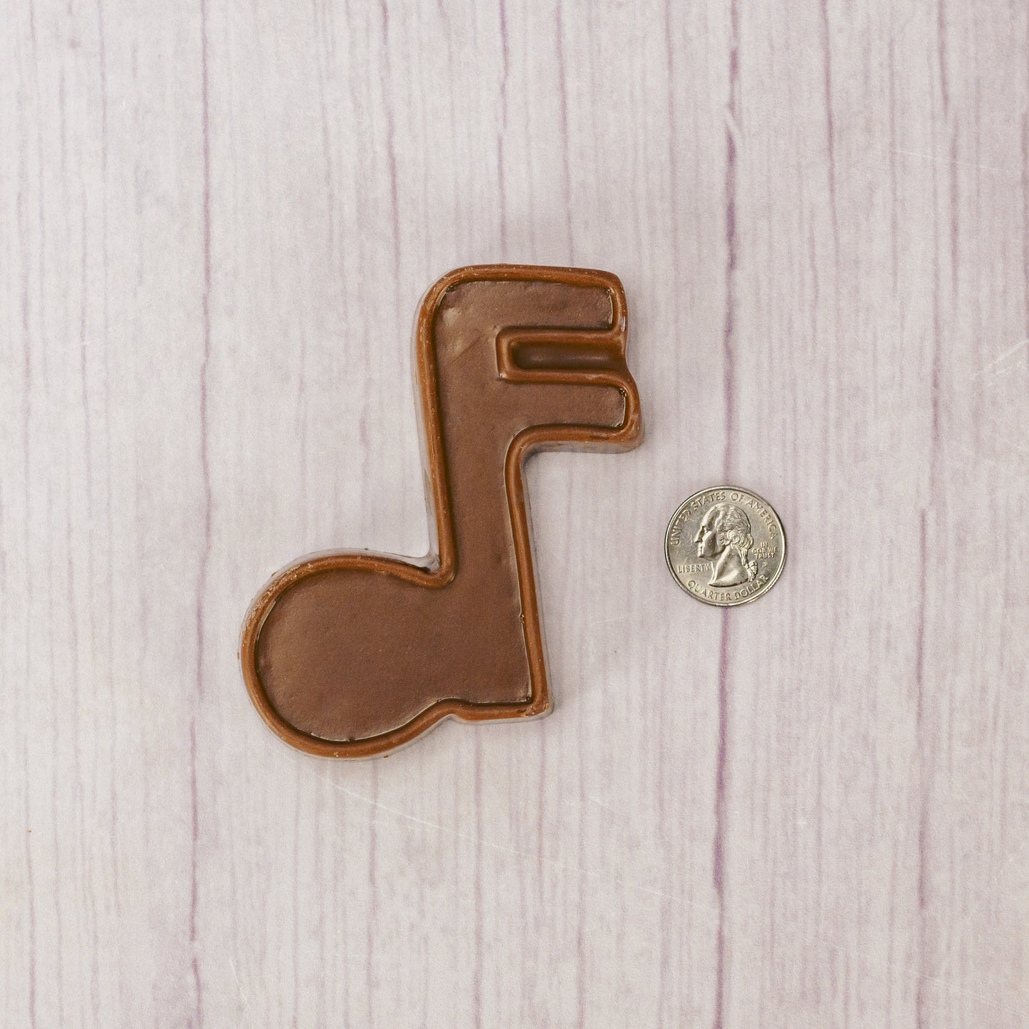 solid milk chocolate music note 
