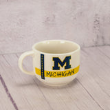 a white Michigan soup mug filled with a half pound of assorted milk chocolates