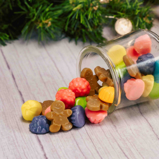 half pound bag of colorful gingerbread gummies