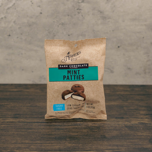 1/4 lb. bag of sugar free dark chocolate peppermint patties