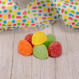 Choose sour jelly eggs, sour neon worms or gummi bears. 3 ounces of each in a bag - perfect for baskets!