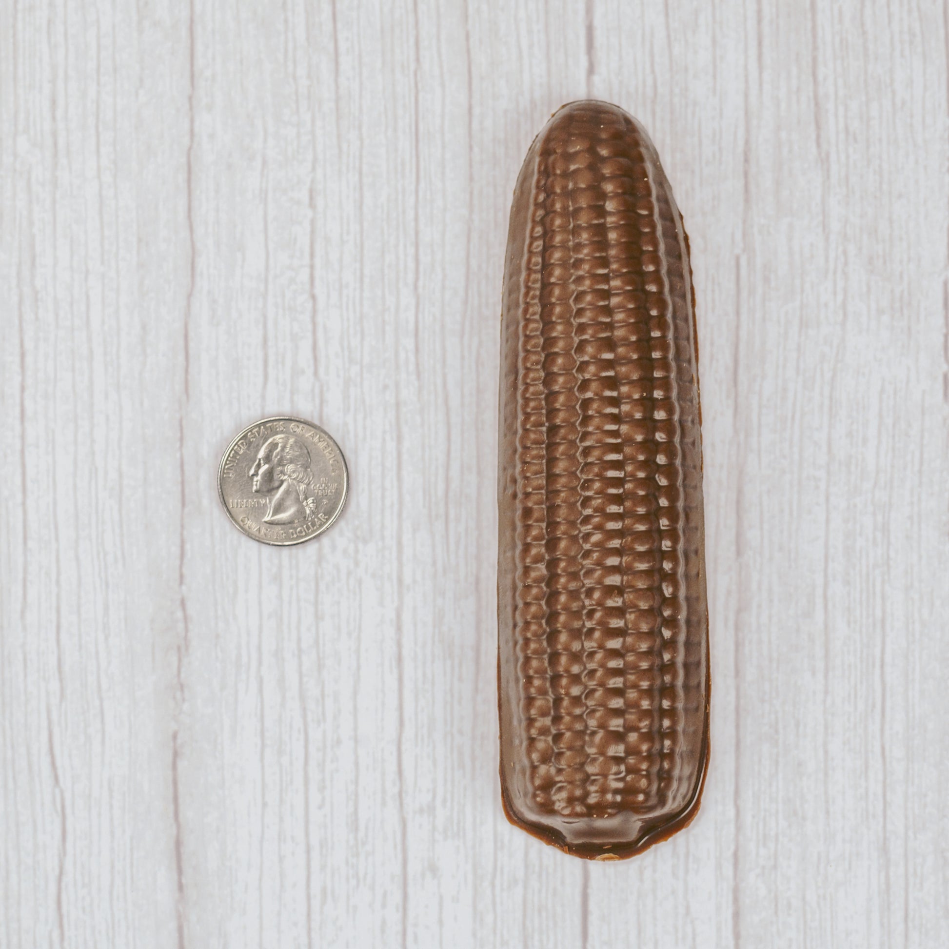 Milk chocolate corn on the cob. 