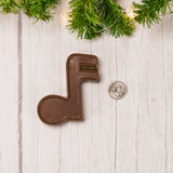 solid milk chocolate music note