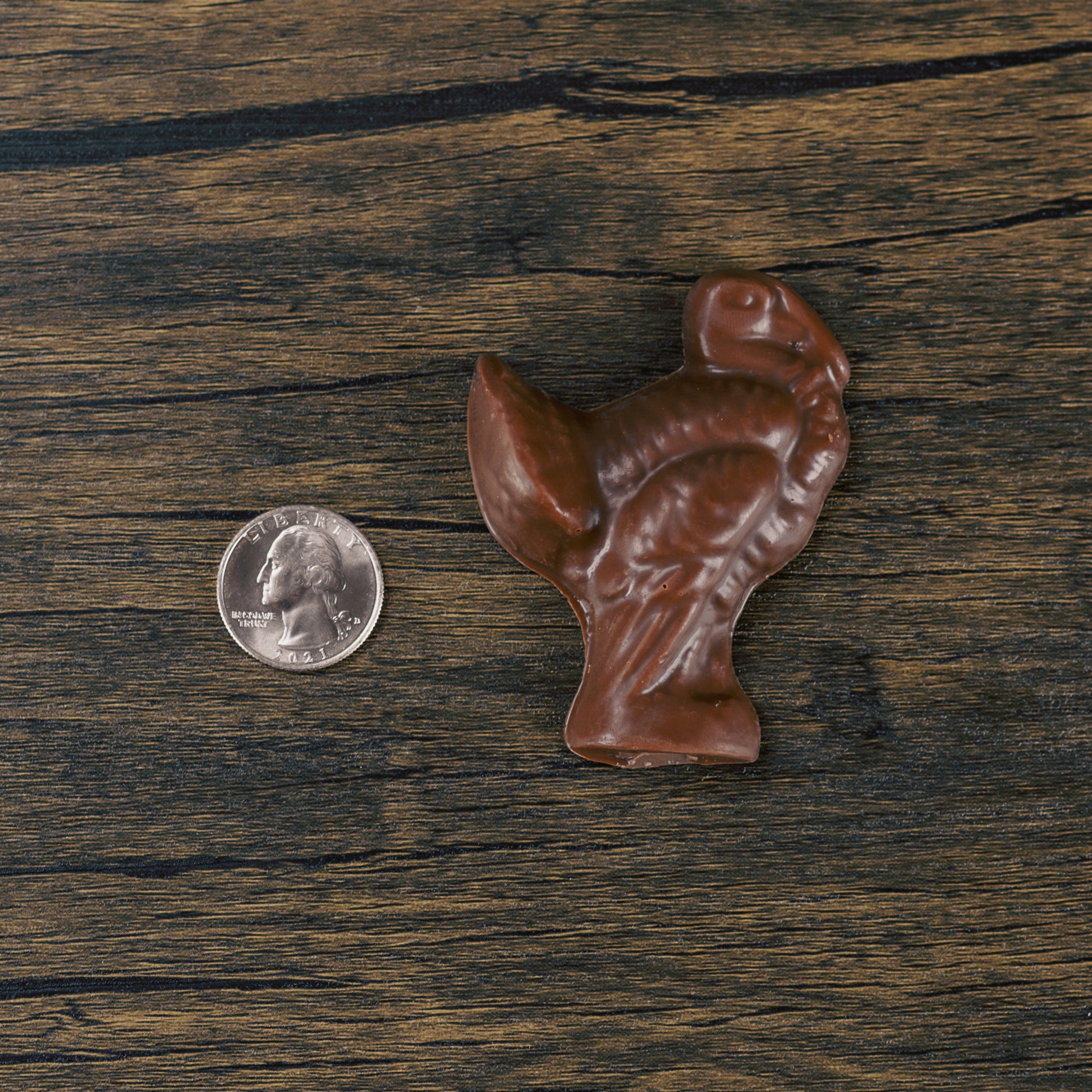 solid milk chocolate turkey individually packaged