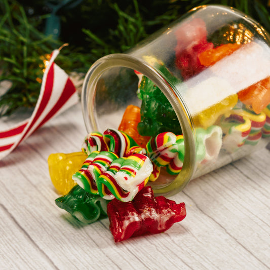 half pound bag of assorted baby ribbon pieces