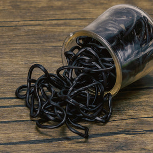 long laces of black licorice in half pound bags.