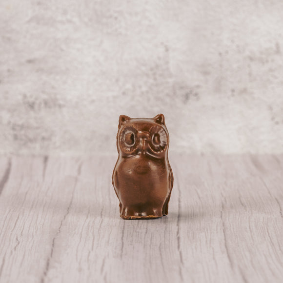 A little milk chocolate owl