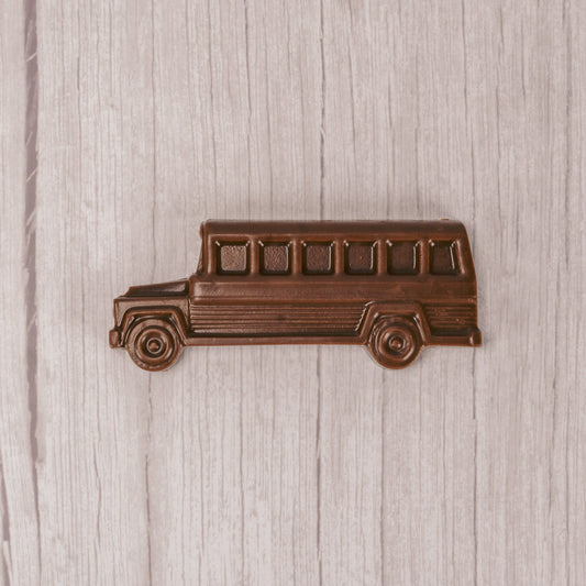 solid milk chocolate school bus