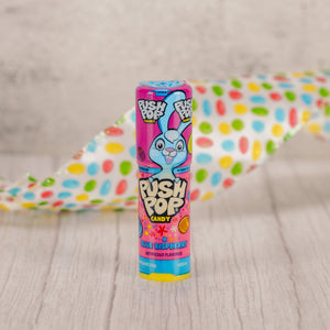  A classic candy treat to include in Easter baskets or classroom parties. Push up the hard candy stick to enjoy and push it back down to save for later. Flavors include blue raspberry, strawberry or watermelon.   