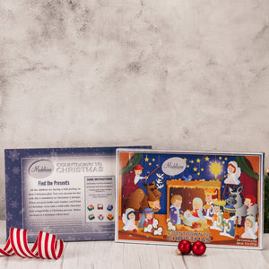 Enjoy counting down the days to Christmas with the classic Advent Calendar, even better, these are filled with 24 delicious Milk Chocolate Foil Wrapped Presents! Open a sweet treat each day as you await the joy of Christmas! Choose a Nativity or Snowman Maze calendar.