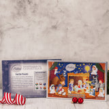 classic advent calendars filled with milk chocolate foil wrapped presents. Choose Marie's, Nativity or Toy Shop calendar