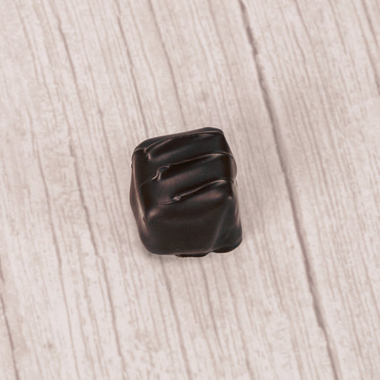 smooth chocolate mint center covered in rich dark chocolate in a pound box.