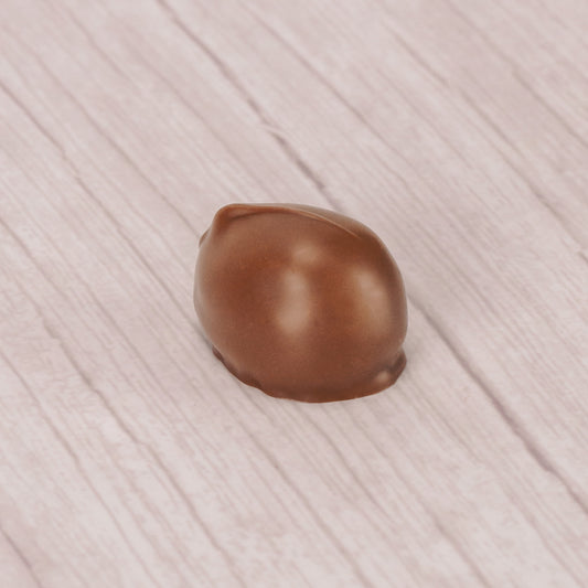 Available around Easter. rich cream with pecan pieces and covered in milk chocolate.