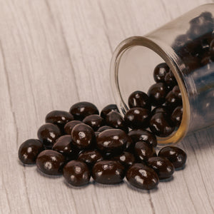 A coffee lovers dream, these premium espresso beans are covered in dark chocolate for an irresistible pop-in-your-mouth snack! Packaged in half pound bags.
