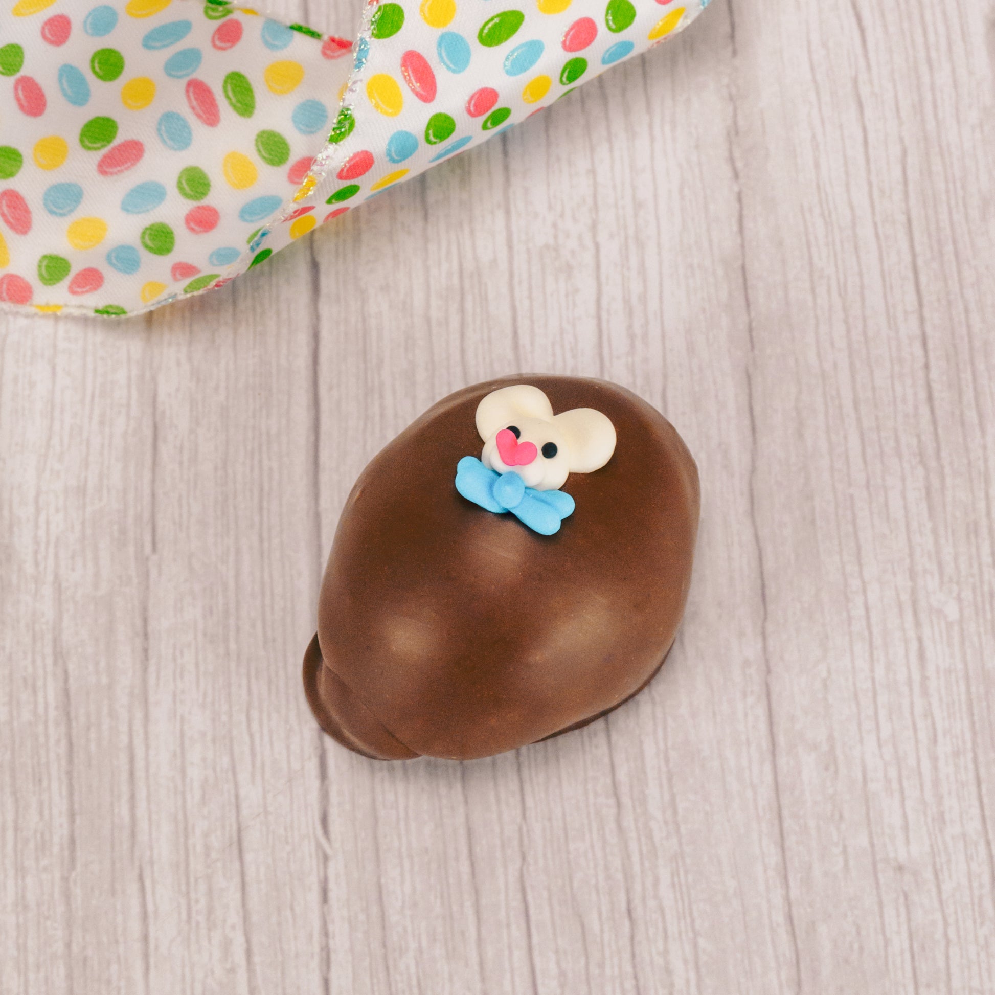  maple cream filled eggs covered in milk chocolate