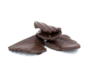 Salty Mikesell's potato chips covered in smooth milk chocolate or rich dark chocolate Half pound