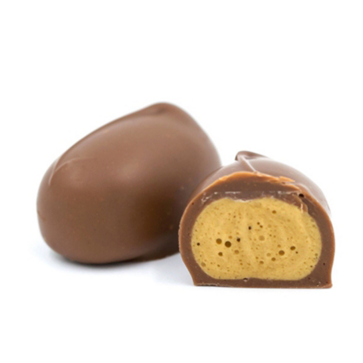 Marie's signature piece. Milk chocolate peppermint chews. One pound box.