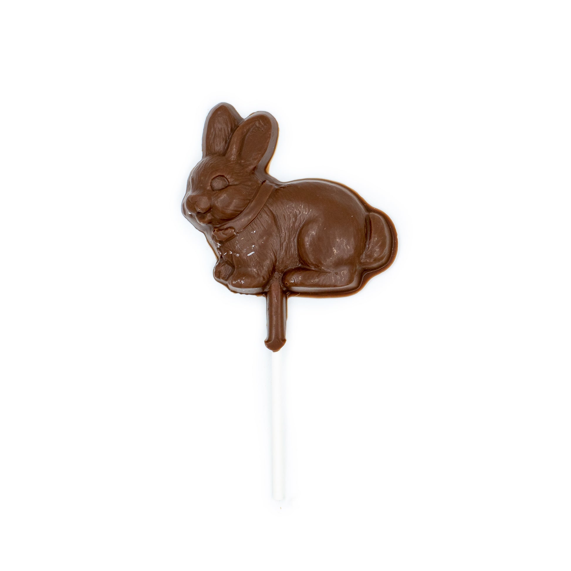 milk chocolate bunny sucker
