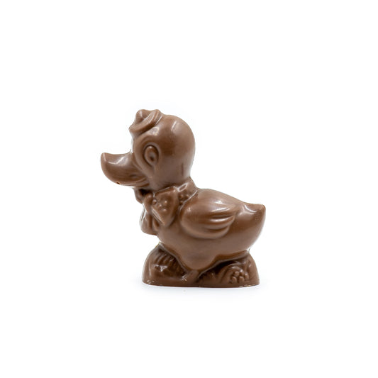 an adorable milk chocolate Danny Duck