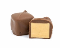 smooth creamy peanut butte center covered in smooth milk chocolate.