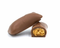 crunchy peanut butter center covered in milk chocolate.