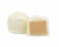 smooth peanut butter cream center dipped in white coating