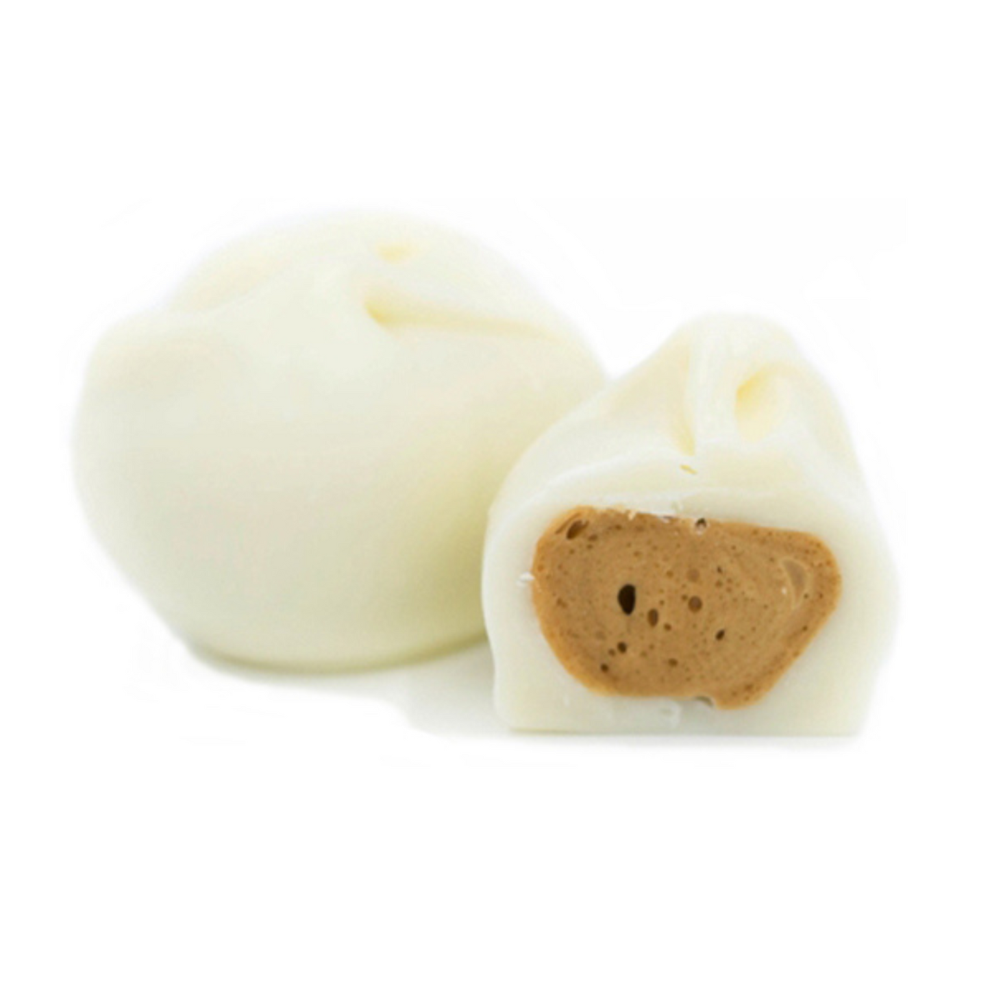 a pound box of Marie's signature piece - peppermint chews in white coating (tastes like white chocolate).